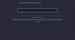 Desktop Screenshot of mybeautifulmessblog.com