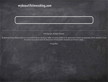 Tablet Screenshot of mybeautifulmessblog.com